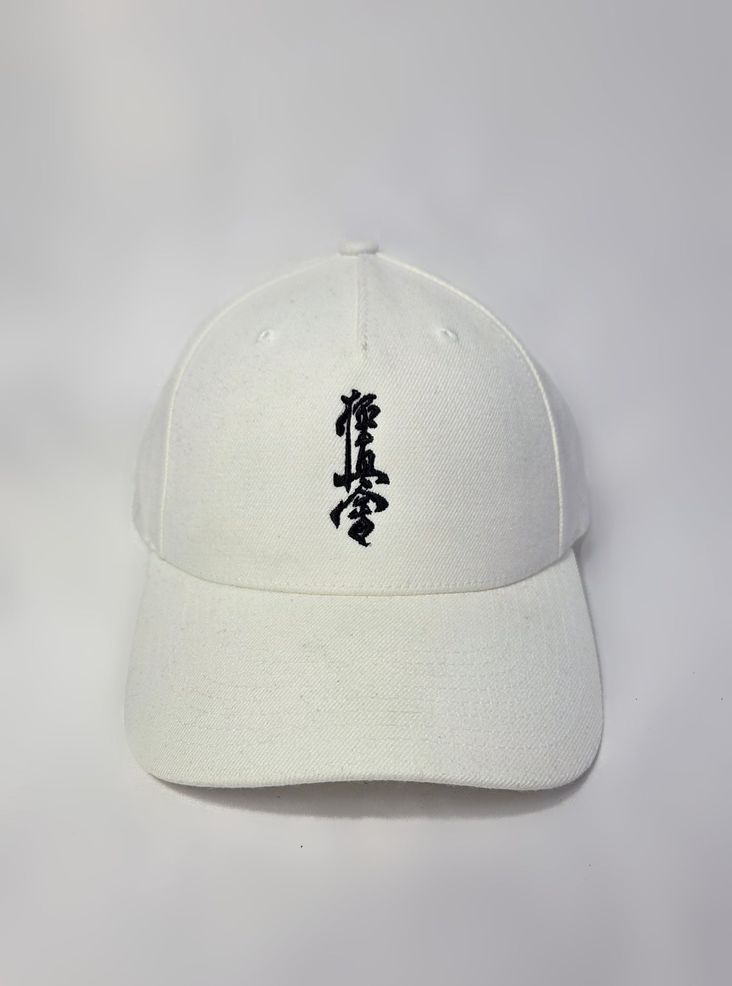 Kyokushin Embroidered Kanji Cap – White