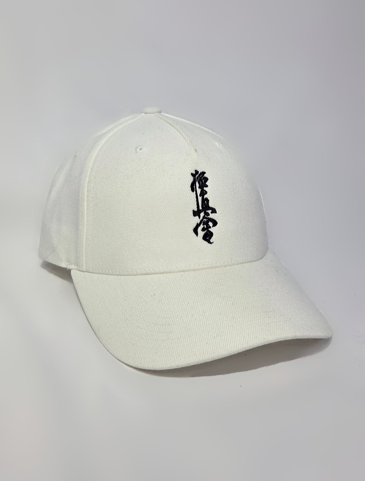 Kyokushin Embroidered Kanji Cap – White