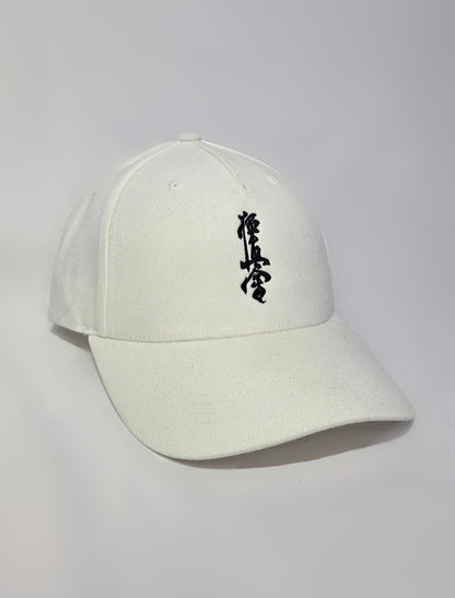 Kyokushin Embroidered Kanji Cap – White
